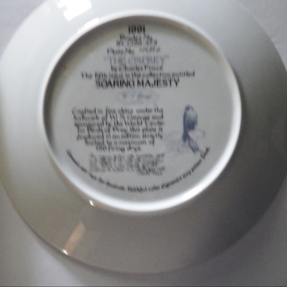 WS George collectable plate- Soaring Majesty collection - Picture 2 of 3